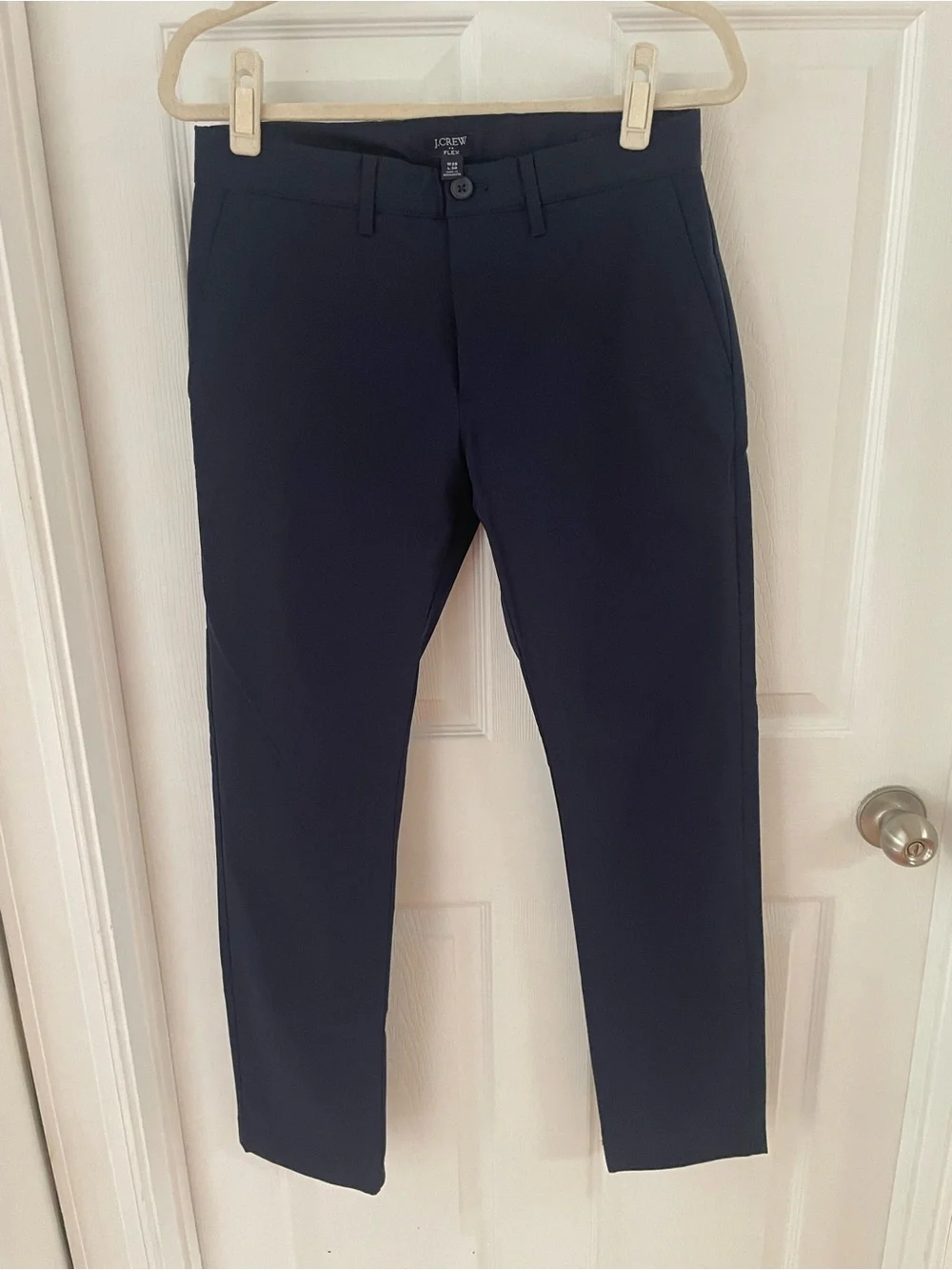 J. Crew Men's Slim Navy Tech Pants